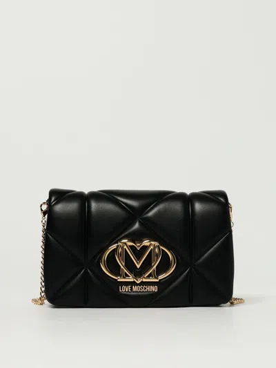 LOVE MOSCHINO CROSSBODY BAGS LOVE MOSCHINO WOMAN COLOR BLACK,H27222002