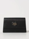Love Moschino Shoulder Bags Women Polyurethane Black In Black