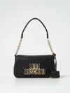Love Moschino Shoulder Bags Women Polyurethane Black In Black