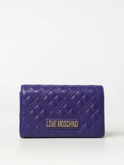 Love Moschino Shoulder Bag  Woman Color Blue In Blue