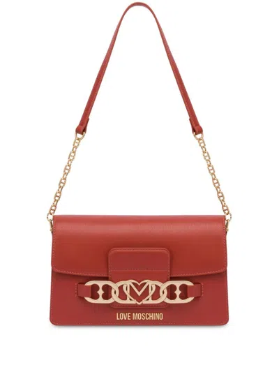 Love Moschino Shoulder Bag In Rust