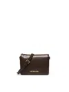 Love Moschino Shoulder Bag With Logo In Brown