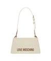 Love Moschino Shoulder Bag With Logo Writing In Gray