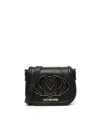 Love Moschino Shoulder Bag With Maxi Logo In Black