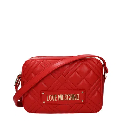 Love Moschino Shoulder Bags Woman Polyurethane Red