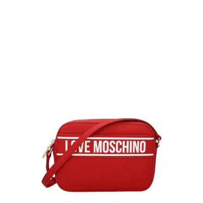Love Moschino Shoulder Bags Woman Polyurethane Red
