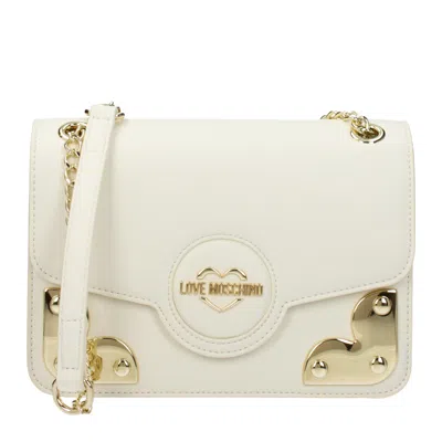 Love Moschino Shoulder Bags Women Polyurethane Beige/butter
