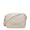 Love Moschino Shoulder Bags Women Polyurethane Beige/ivory