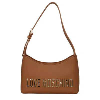 Love Moschino Shoulder Bags Women Polyurethane Brown/camel