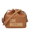 Love Moschino Shoulder Bags Women Polyurethane Brown/camel