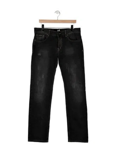Pre-owned Love Moschino Slim Fit Jeans In Black