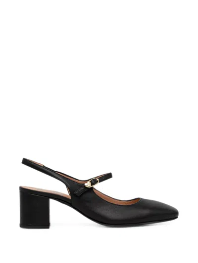 Love Moschino Slingback Mary-jane Pumps In Black