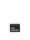 Love Moschino Small Wallet With Logo In Black