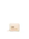 Love Moschino Small Zip Around Wallet In Pink