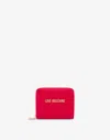 Love Moschino Small Zip-around Wallet In Red