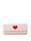 Love Moschino Logo-plaque Chain-linked Crossbody Bag In Cream
