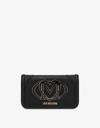 Love Moschino Smart Daily Bag With Maxi Logo In Black
