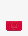 Love Moschino Smart Daily Bag With Maxi Logo In Red