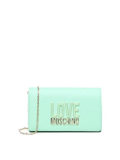Love Moschino Smart Daily Shoulder Bag In Green
