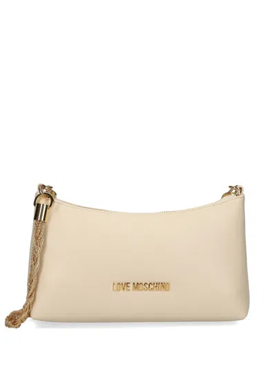 Love Moschino Smart Daily Shoulder Bag In Neutral