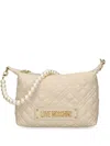 Love Moschino Smart Daily Shoulder Bag In Neutrals