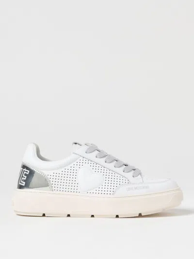 Love Moschino Sneakers  Woman In White