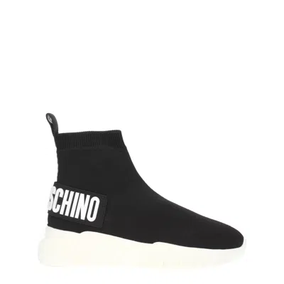 Love Moschino Trainers Woman Fabric Black