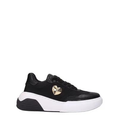 Love Moschino Trainers Woman Fabric Black
