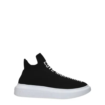 Love Moschino Trainers Woman Fabric Black