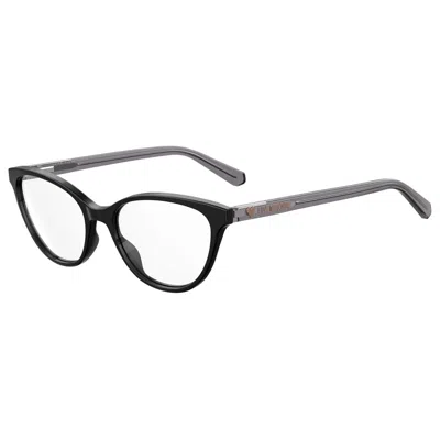 Love Moschino Spectacle Frame  Mol545-tn-807 Black  49 Mm Gbby2