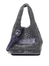 Love Moschino Stone Strass Mini Bag In Blue