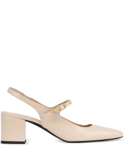 Love Moschino Strap Pumps In Neutral