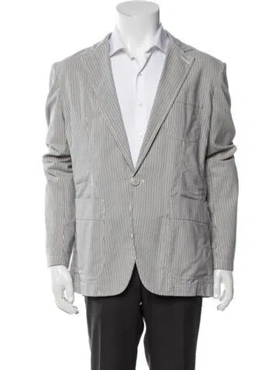 Pre-owned Love Moschino Striped Blazer In Multi