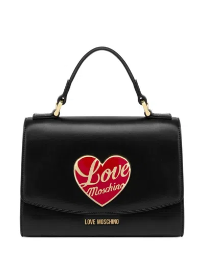 Love Moschino Structured Black Shoulder Bag