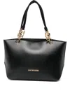 Love Moschino Tote In Orange
