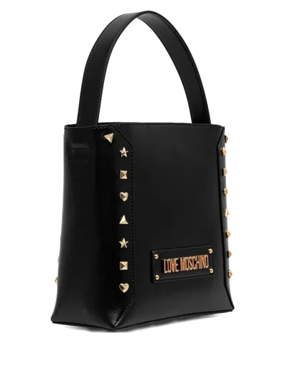 Love Moschino Stud-embellished Tote Bag In Black