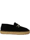 Love Moschino Loafer Aus Wildleder In Schwarz