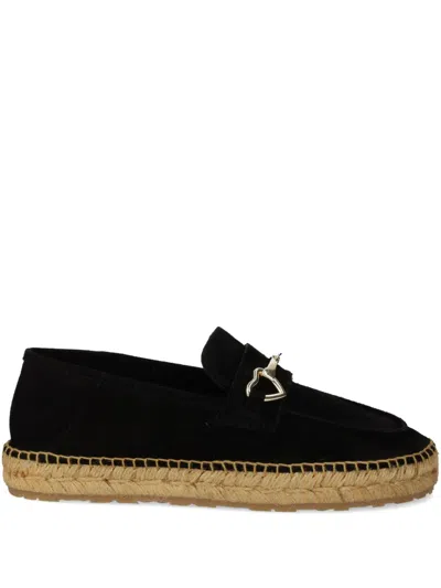 Love Moschino Loafer Aus Wildleder In Schwarz