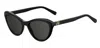 Love Moschino Sunglasses In Black