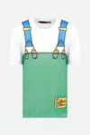 Love Moschino T-shirt Bianca Con Stampa