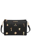 Love Moschino Logo-lettering Crossbody Bag In Black