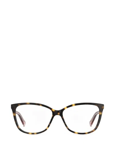 Love Moschino Tortoiseshell-effect Glasses In Multi
