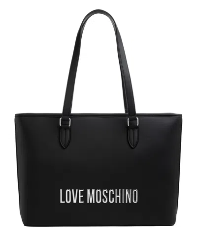 Love Moschino Tote Bag In Black