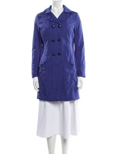 Pre-owned Love Moschino Trench Coat In Purple