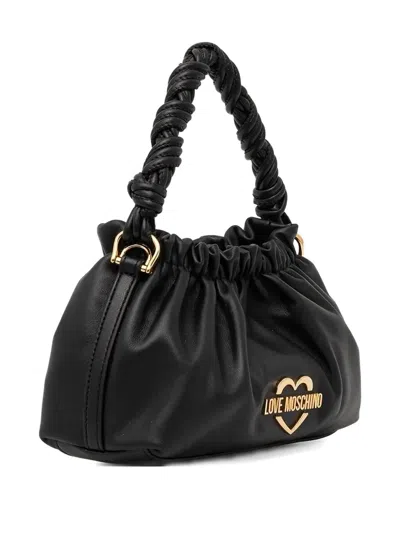 Love Moschino Twisted-handle Tote Bag In Black