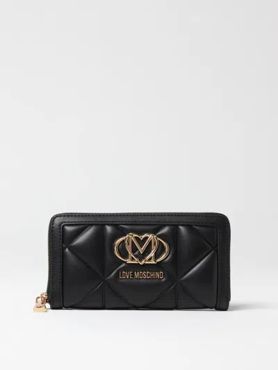 Love Moschino Wallet  Woman Color Black In Black