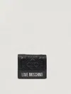 Love Moschino Wallet  Woman Color Black In Black