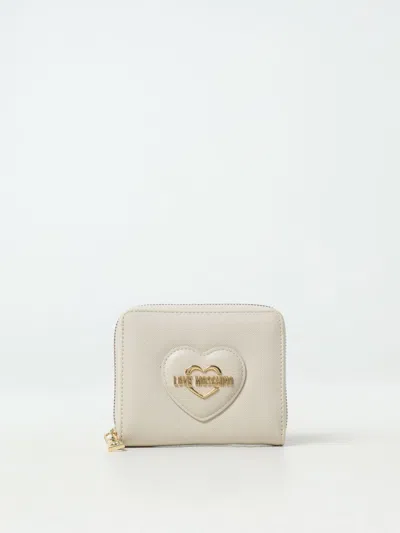 Love Moschino Wallet  Woman Color Ivory In 象牙色