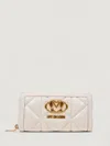 Love Moschino Wallet  Woman Color Ivory In White