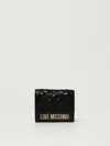 Love Moschino Logo-lettering Wallet In Black